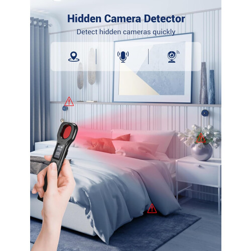 Hidden Camera Detectors,2025 Camera Detector,Anti-Spy Camera Finder,Bug Detector,GPS Detector,5 Levels Sensitivity 4 Modes 1