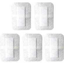 10PCS Adhesive Sterile Wound Dressing, Breathable Composite Dressing 7x6cm