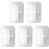 10PCS Adhesive Sterile Wound Dressing, Breathable Composite Dressing 7x6cm 1