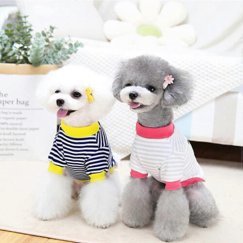 Pull pour chien et chat : VÃªtements chauds pour petits chiens - Pulls d'hiver (Bleu foncÃ, XL) 2