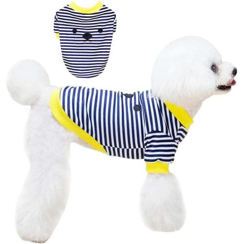 Pull pour chien et chat : VÃªtements chauds pour petits chiens - Pulls d'hiver (Bleu foncÃ, XL)