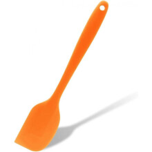 Silicone Spatula, 480F Heat Resistant Non Stick Rubber Kitchen Spatulas Versatile Tools with Strong Stainless Steel Core (Orange)