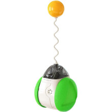 Cat Toys for Indoor Cats, Cat Treat Toy, Balance Car Design with Catnip IQ Training  Multi-Color Rotating Fun Cat Roller Toy