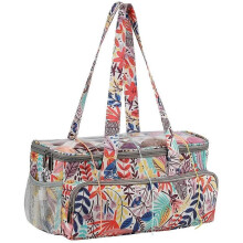 Knitting Bag, Knitting Bags and Knitting Organizers, Crochet Project Bag for Traveling, Craft Tote Bag Embroidery