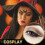 16 Pairs Reusable Eyeliner False Eyelash Stickers Sequin Eye Shadow MakeupGold 3