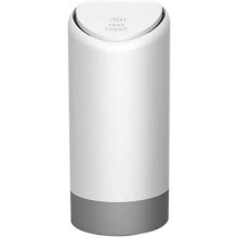 Car Trash Can with Lid,Mini Dust Bin Portable Silicone Trash Bin Garbage Can for Home Office,Car Side Door Cup Holder (white)