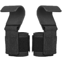 Women Mens Weight Lifting Hooks Power Lifting Wrist Straps for Pull ups Weightlifting Strap Hooks for Home Gym Training Workout