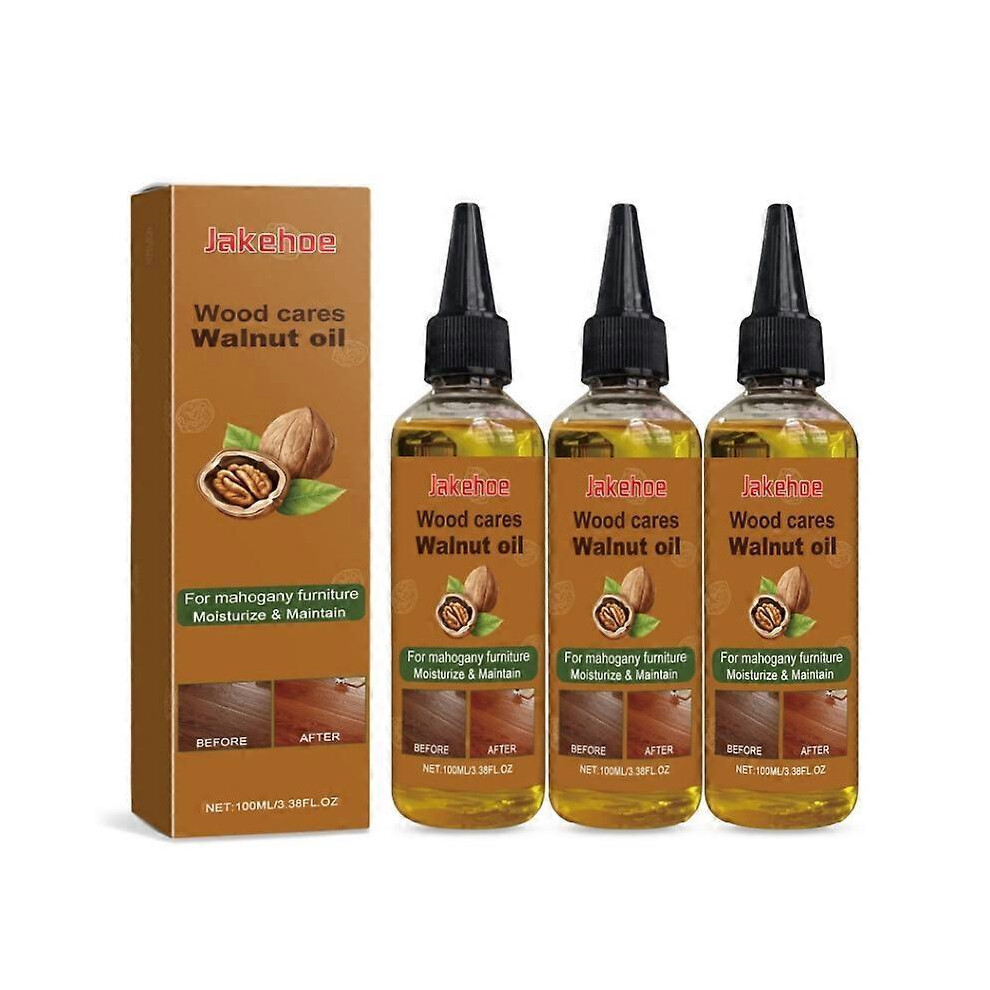 3X 100G Non-Toxic Wood Floor Polish Wax Oil Restorer And Wood Furniture Care 5004229402671