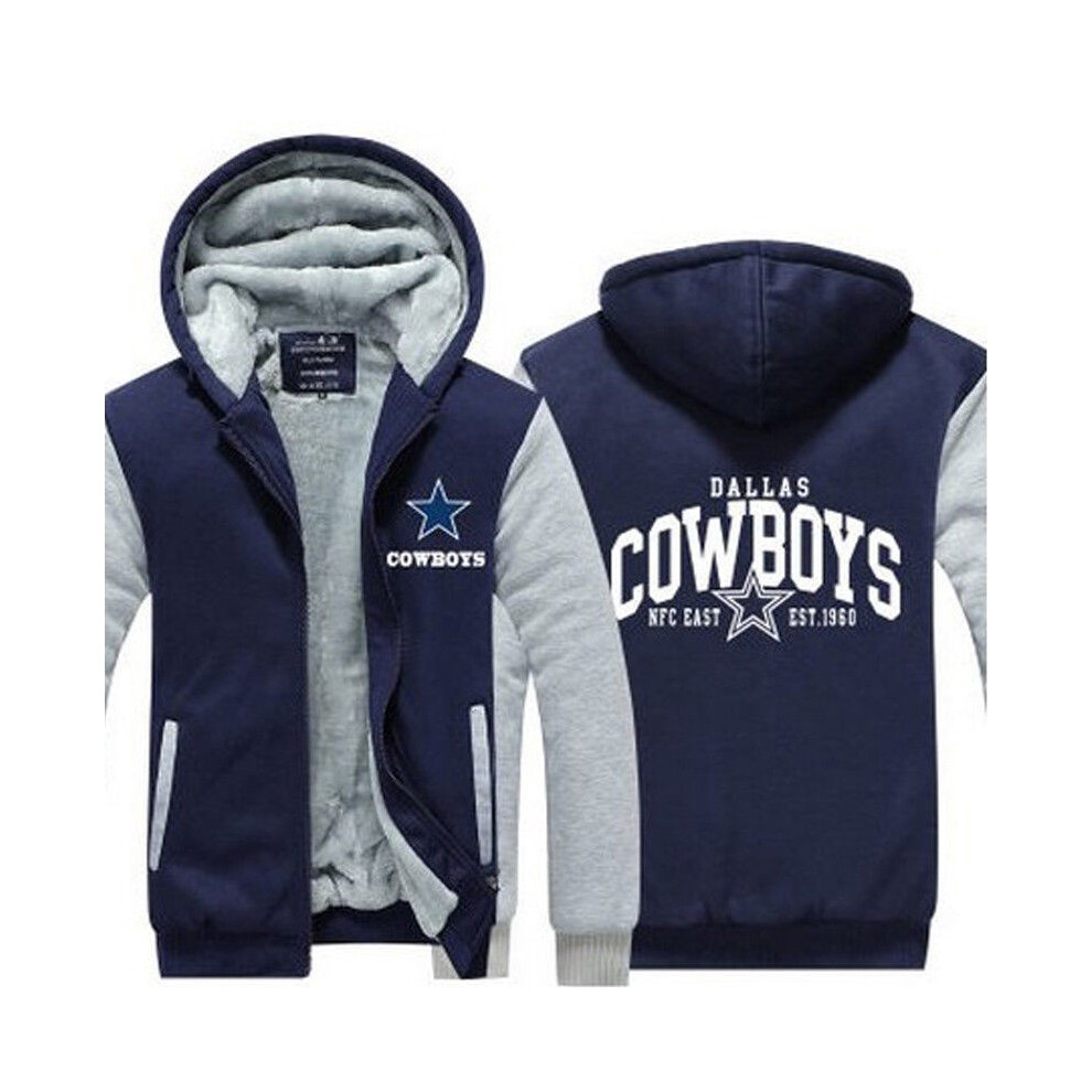 (Blue-Gray,3XL=US XL)Sweat à capuche épais hiver Suzuki chaud sweat à capuche zippé veste neuf chaud unisexe chaud
