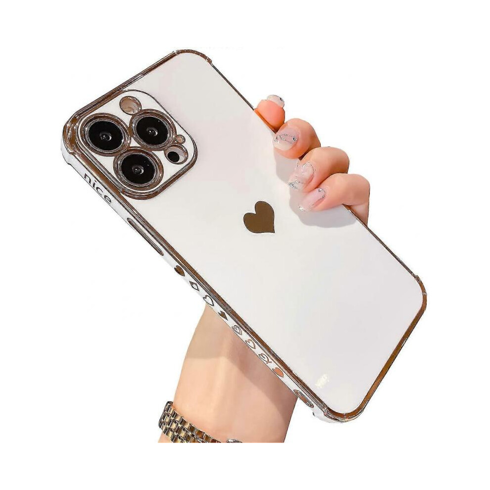 Compatible With Iphone 13 Pro Max Case With Camera Protectioncandy White 5004229405757