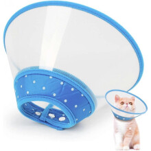 Pet Cone, Adjustable Lightweight Elizabethan Collar for Puppies, Small Dogs, Cats, Smalls
