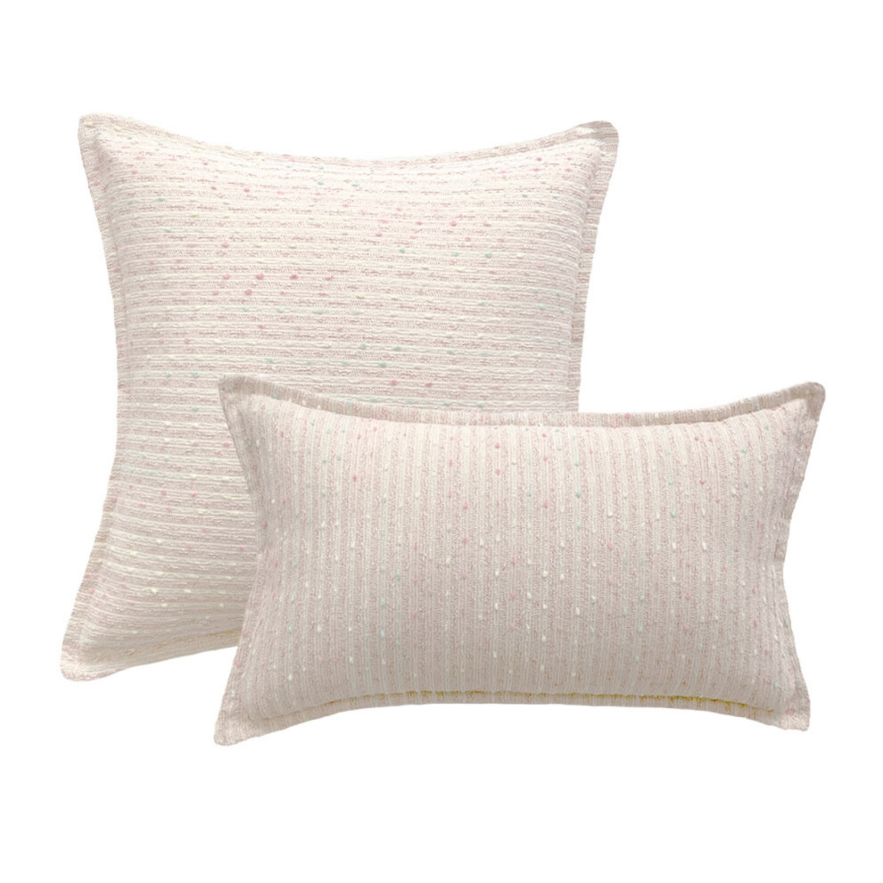 (A) Pack of 2 Stripe Boho Pillow Covers with Pompoms,  Decorative Cushion Cases for Home Decoration-image-OPC-PH2N59S-NEW