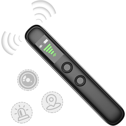 Hidden Camera Detector - Portable Anti-Eavesdropping Device, RF/Wireless Signal Scanner, GPS Tracker and Bug Detector,