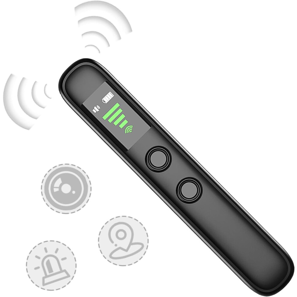 Hidden Camera Detector - Portable Anti-Eavesdropping Device, Rf/Wireless Signal Scanner, Gps Tracker And Bug Detector, 749691195427
