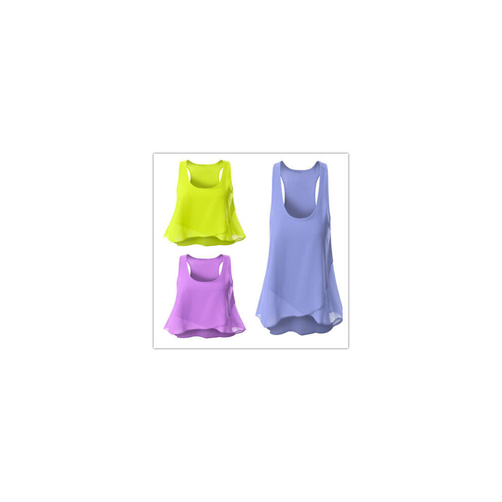 (Purple,L)Gilet femme 2018 neuf couleur bonbon été débardeur Itype gilet irrégulier sl swing