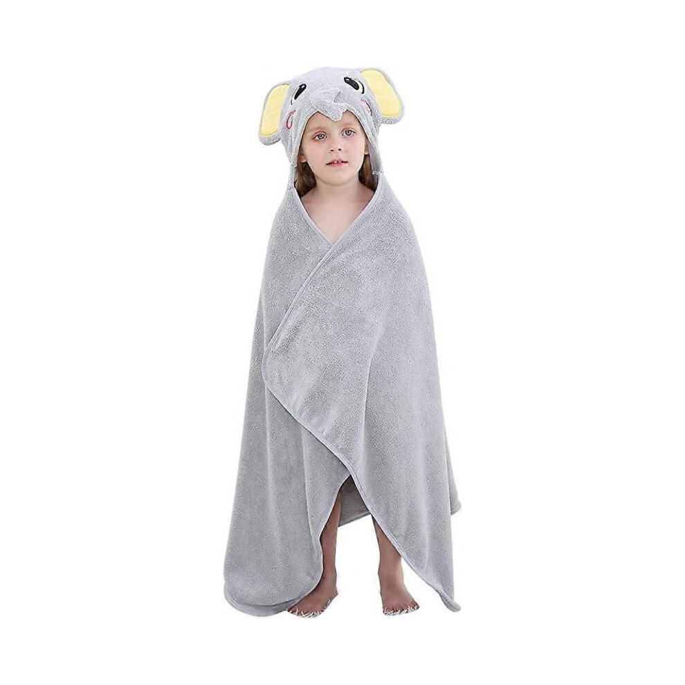 Serviettes de bain pour bébé avec capuche Peignoir de bain pour garçon et fille avec visage d'animal