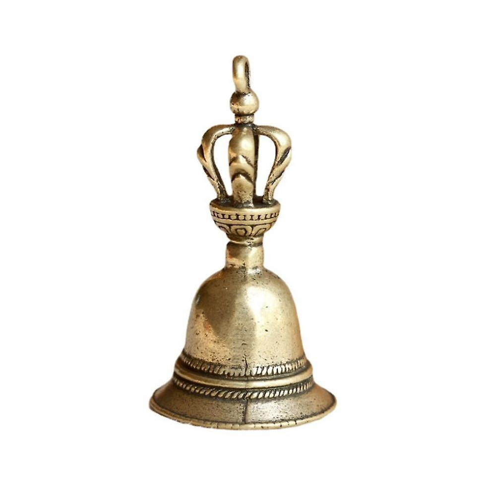 (As show, One size) Christmas Tree Pendant Brass Handicraft Magic Bell Wind Bell Tibetan Bronze Bell SHYTMV-image-OPC-PH2N9BM-NEW