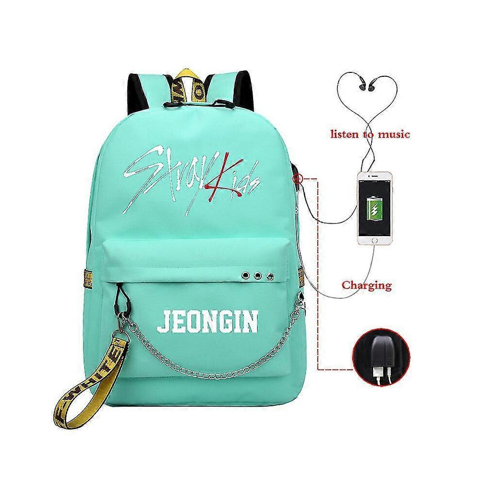 (Type 30) Mochila Kpop Stray Kids Backpack Women Backpacks School Bags for Teenage Girls Usb Charge Laptop Backpack Casual Travel Backpack-image-OPC-PH2NCQ5-NEW