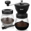 Hand Coffee Grinder Manual, Adjustable Coarseness Ceramic Burr Handheld Portable Coffee Bean Mill 2