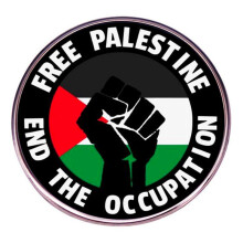 Spilla bandiera Palestina Gaza spilla lega metallo distintivo vestiti accessori souvenir
