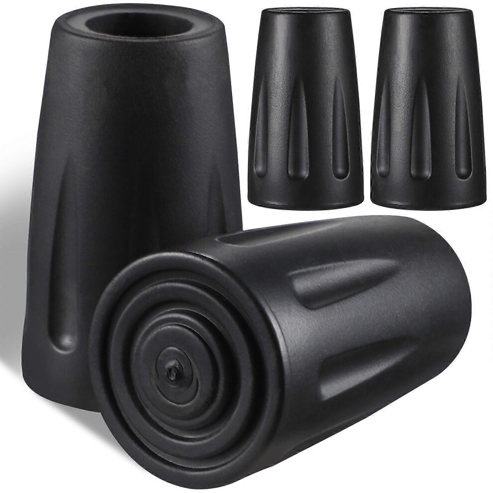 Kricely (As Show, One Size) 4Pcs Trekking Pole Tip Caps Walking Sticks Caps Trekking Pole Tips Walking Sticks Cover