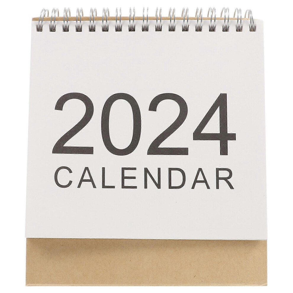 Kricely (As Show, One Size) Desk Calendar 2024 Table Calendar Monthly Calendar Ornament Simple Style Desk Calendar For Office