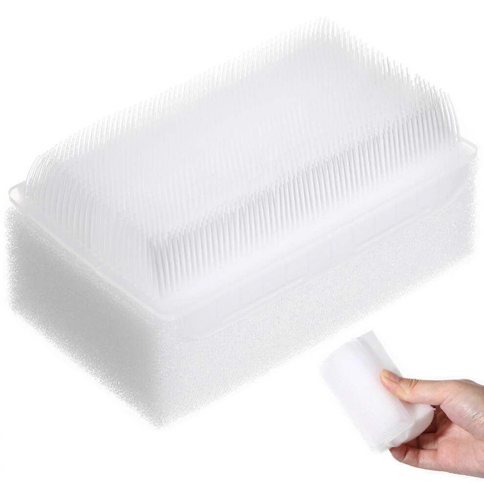 Kricely (As Show, One Size) Abilitations Wilbarger Corn Brush Sensory Defensiveness Special Needs Therapressure Brush (White) White