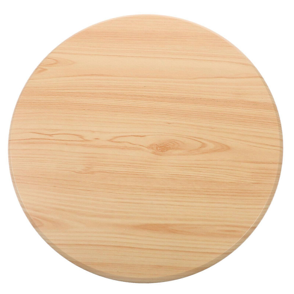 Kricely (As Show, One Size) Wooden Stool Seat Replacement Bar Stool Seat Wooden Round Stool Cover Canteen Stool Seat