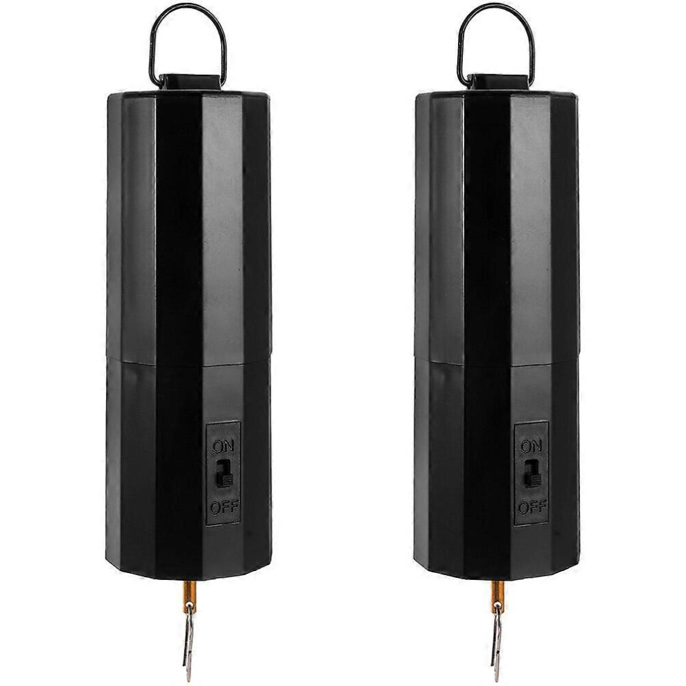 Kricely (As Show, One Size) 2Pcs Electrical Machinery Motor Hanging Battery Motor Rotating Motor Battery Operated Wind Motor