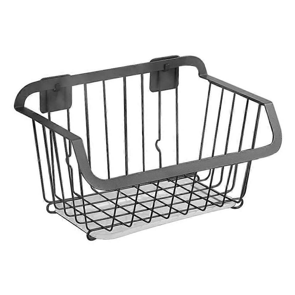 Kricely (As Show, One Size) 1Pc Steel Storage Basket Clothes Storage Baskets Household Drain Baskets