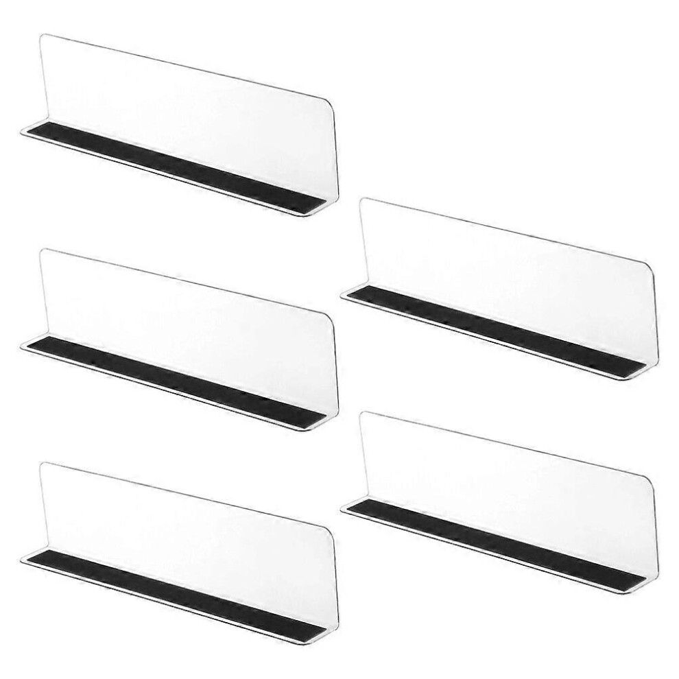 Kricely (As Show, One Size) 5Pcs Supermarket Shelf Dividers Supermarkets Commodity Classification Racks