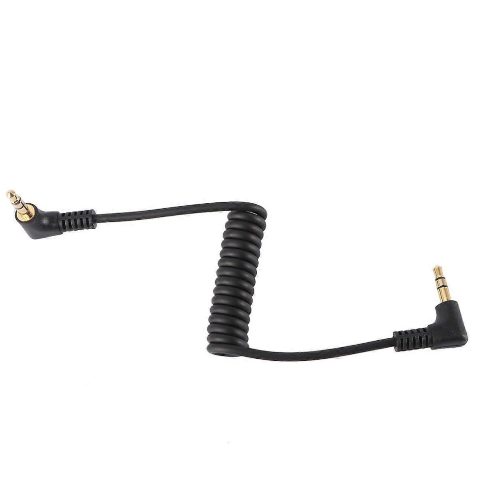 Kricely (As Show, One Size) 3.5Mm Jack Elbow Male To Male Stereo Headphone Car Aux Audio Extension Cable