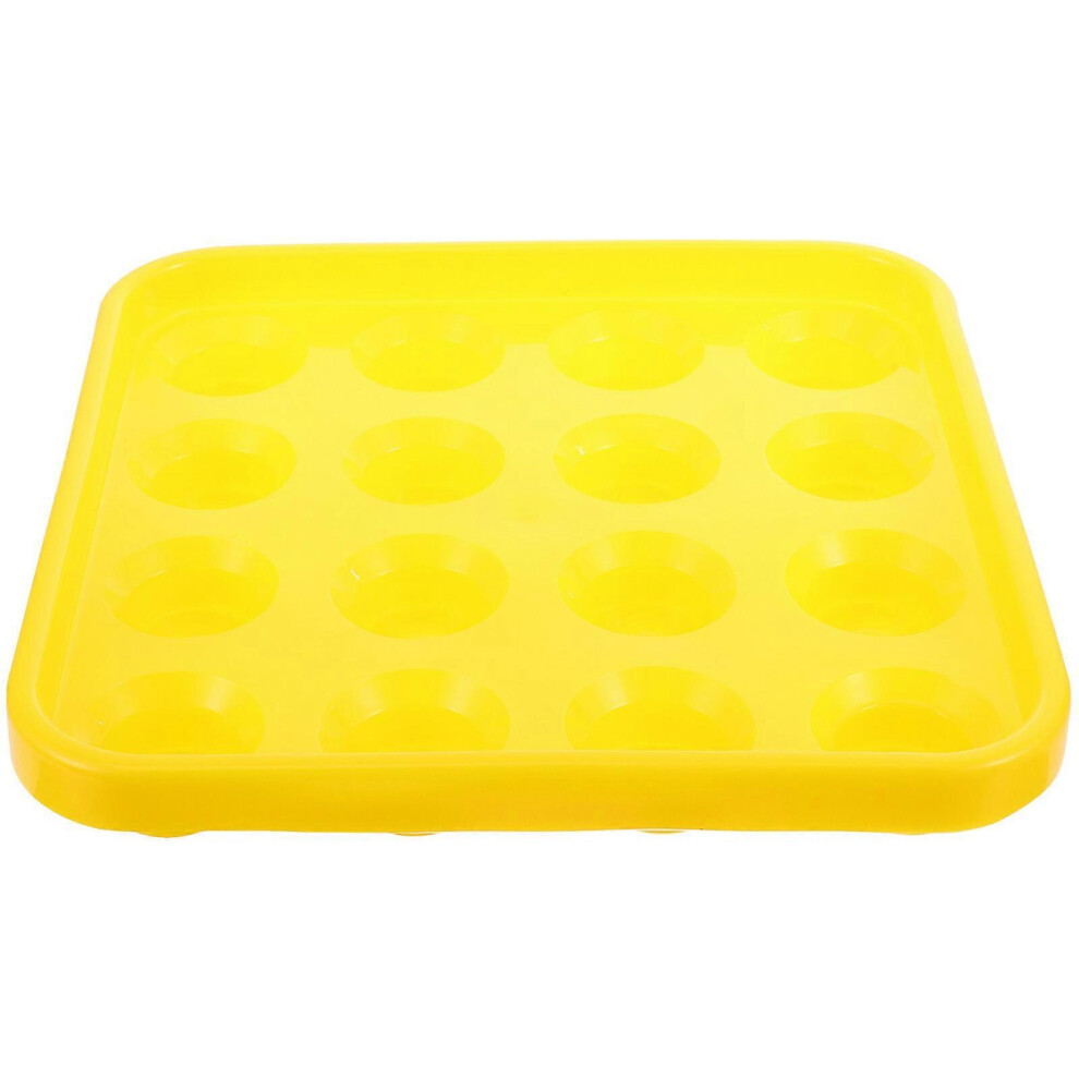 Kricely (As Show, One Size) Pool Ball Tray Snooker Ball Tray 16 Balls Tray Billiard Carrying Tray Table Ball Storage Tray