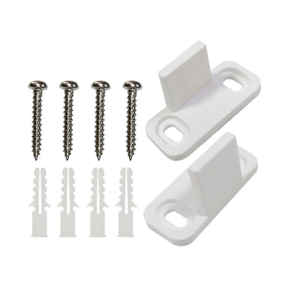 Kricely (As Show, One Size) 2 Pcs Sliding Door Bottom Floor Guides Barn Door Guide Floor Mount Guides