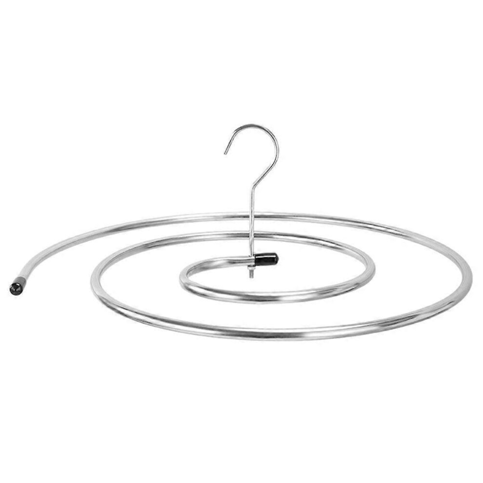 Kricely (As Show, One Size) Spiral Hanger Quilt Rack Blanket Hanger Stainless Steel Quilt Rack Bed Sheet Drying Rack