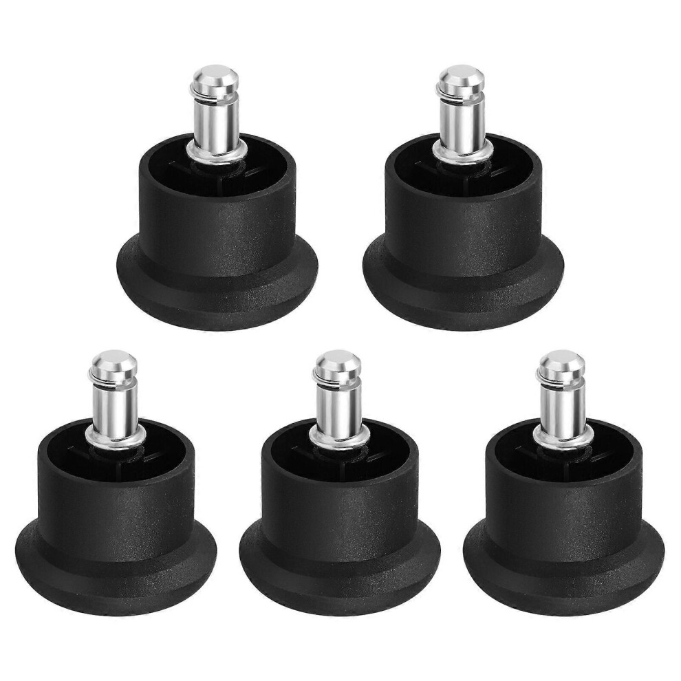 (As Show, One Size) Vosarea 5Pcs Chair Caster Wheels Heavy Duty & Safe Chair Wheels Stopper Fixed Stationary Castors Office Chair Foot Glides 5453679701467