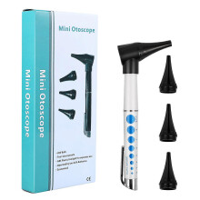 (As show, One size) 1 Set Diagnostic Ear Inspection Scope LED Ear Checker Ear Speculum Otologic Care Scope Ear Otoscope Set