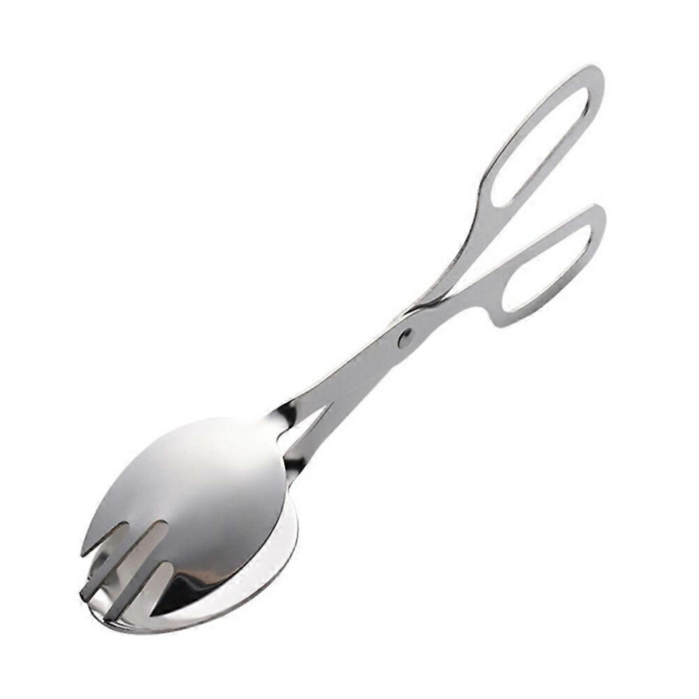 Kricely (As Show, One Size) Salad Serving Tong Stainless Steel Food Clip Bread Cake Clip For Buffet
