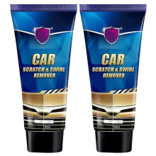 (As show, One size) 2Pcs Scratch Swirl Remover Portable Car Polish Paint Restorer Car Supplies