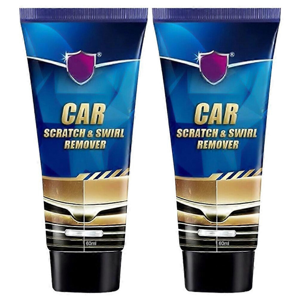 (As Show, One Size) 2Pcs Scratch Swirl Remover Portable Car Polish Paint Restorer Car Supplies 5453679702808