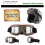 (Brown-Silver Len) Retro Aviator Motorcycle Goggles 1