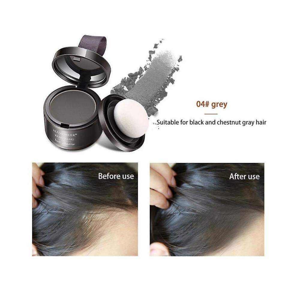 Grey (04 ) Maycheer Hairline Powder 4G Hairline Shadow Powder Makeup Hair Concealer Natural Cover Unisex - Nny