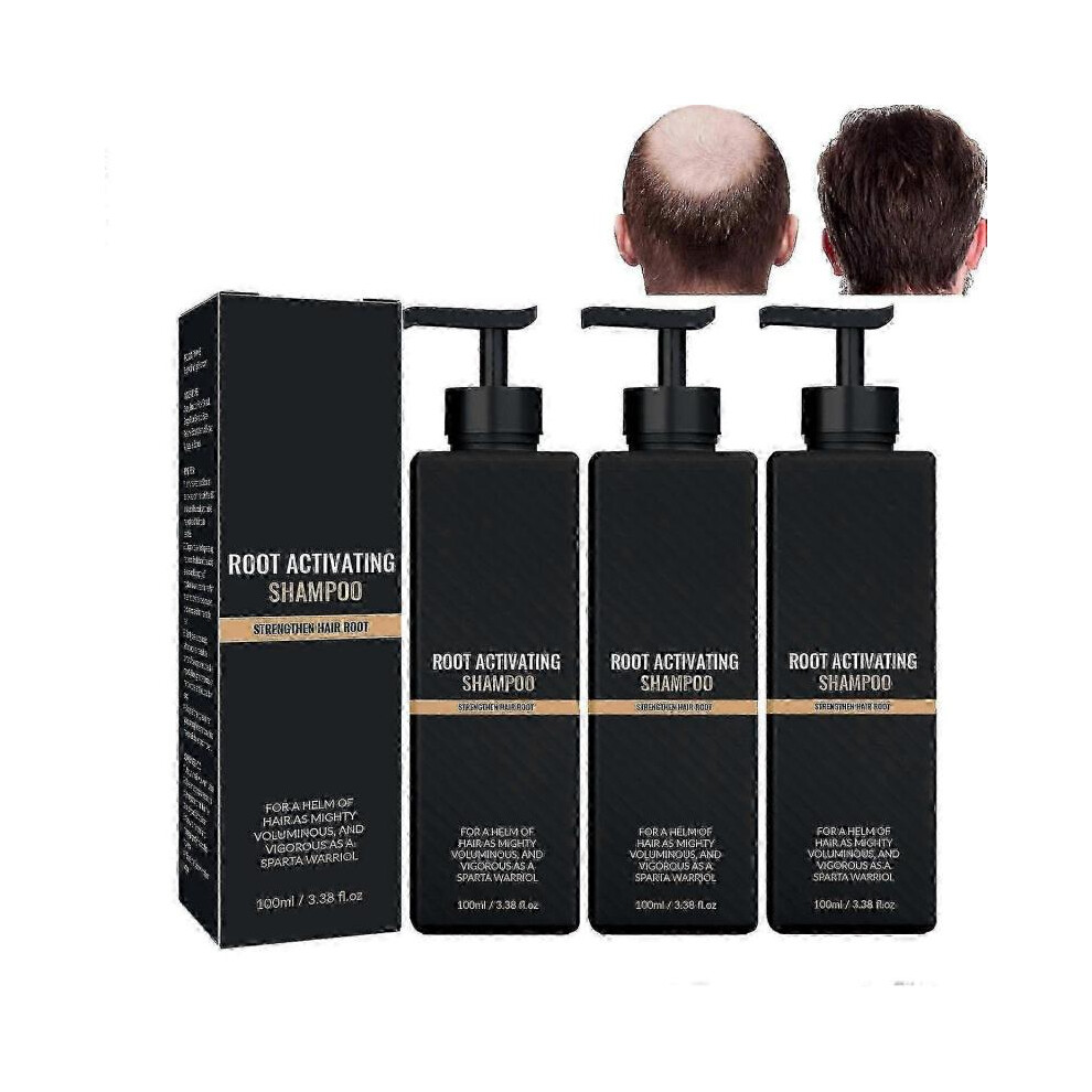 (3pcs) Root Activator Shampoo, Hair Regrowth Shampoos, Hair Loss Treatment Shampoo, Root Activator Shampoo Promotes Hair Growth For Men