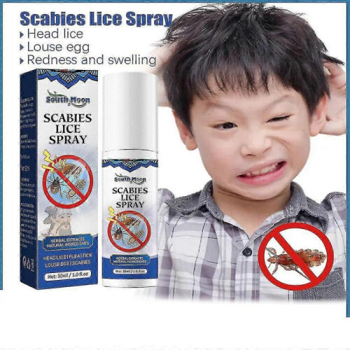 3PCS Lice Removal Lice Eggs Pubic Lice Antibacterial Scabies 30ml 1