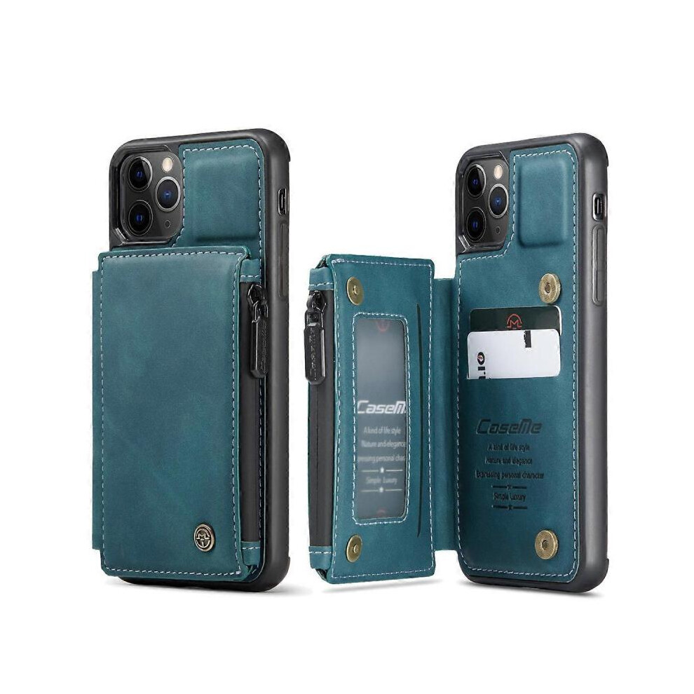 (Blue) Mobile Phone Holster Card Case For Iphone 13 Pro Max Blue 5004229734826