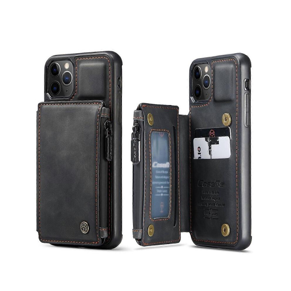 (Black) Mobile Phone Holster Card Case For Iphone 13 Pro Max Black 5004229734819