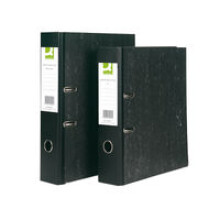 Q-Connect KF20001 Board Lever Arch File A4 (Pack of 10) - Black