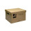 Brown Cardboard Storage Boxes - Pack of 10 - Q-Connect Archive Filing Boxes for Documents 2