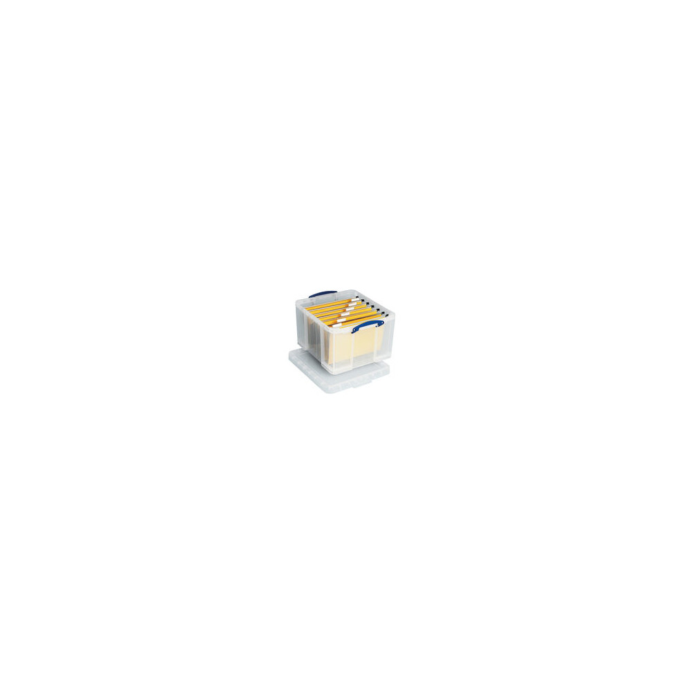 REALUSE REALLY USEFUL 42 LITRE BOX AND LID CLR