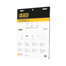 Bi-Office Tabletop Self Stick Flipchart Pad, 20 Sheets - 70 gr/m² paper, 58,5 x 50 cm